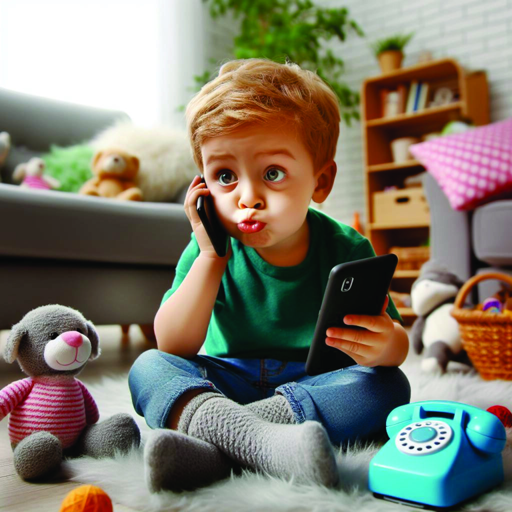 Il cellulare sui bambini